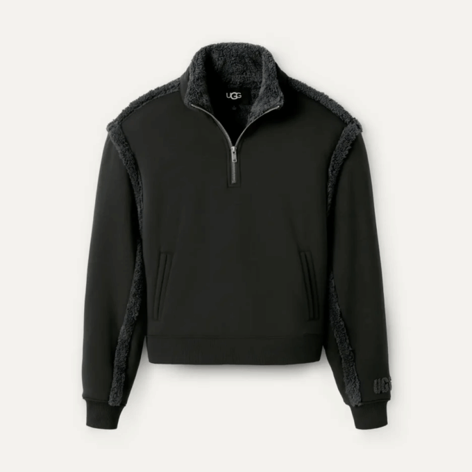 Lydi-fleece-huppari puolipitkällä vetoketjulla Lydi-fleece-huppari puolipitkällä vetoketjulla