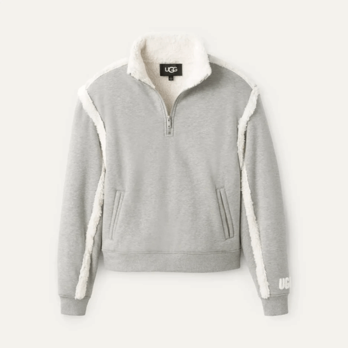 Lydi-fleece-huppari puolipitkällä vetoketjulla Lydi-fleece-huppari puolipitkällä vetoketjulla