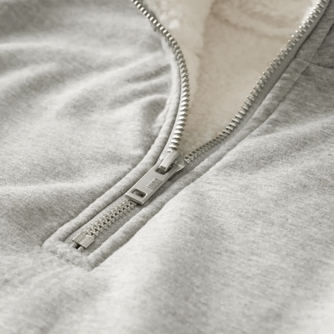 Lydi-fleece-huppari puolipitkällä vetoketjulla Lydi-fleece-huppari puolipitkällä vetoketjulla