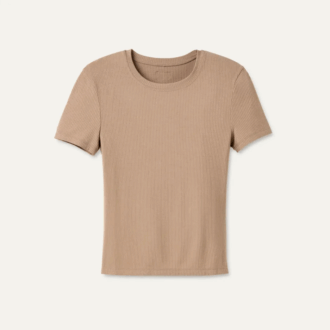 Miriam Baby Tee Rib