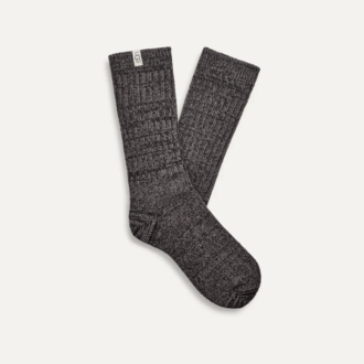 Rib Knit Slouchy Crew Sock Rib Knit Slouchy Crew Sock
